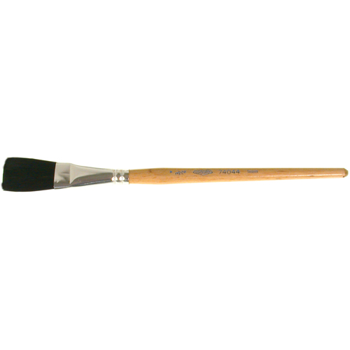 One Stroke Paint Brush, 3/4" Brush Width, Ox Hair, Wood Handle Action Paper