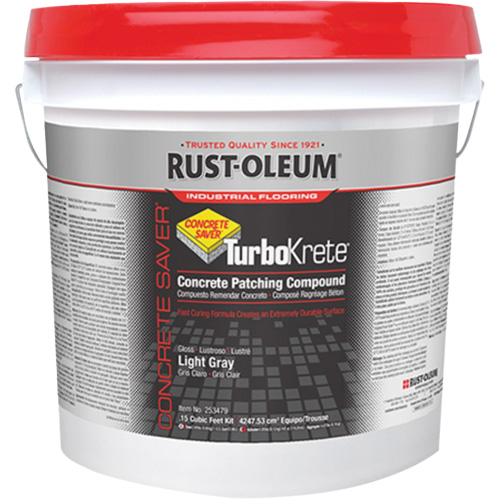 TurboKrete&reg; Concrete Patch Compound Kit, Grey Action Paper