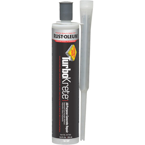 TurboKrete&reg; All-Purpose Epoxy Repair, Cartridge/Tube, Grey Action Paper