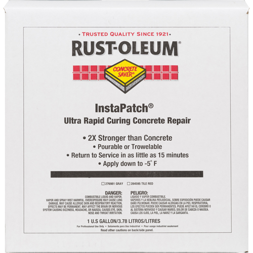 Concrete Saver&reg; InstaPatch&reg; Concrete Repair, Grey Action Paper