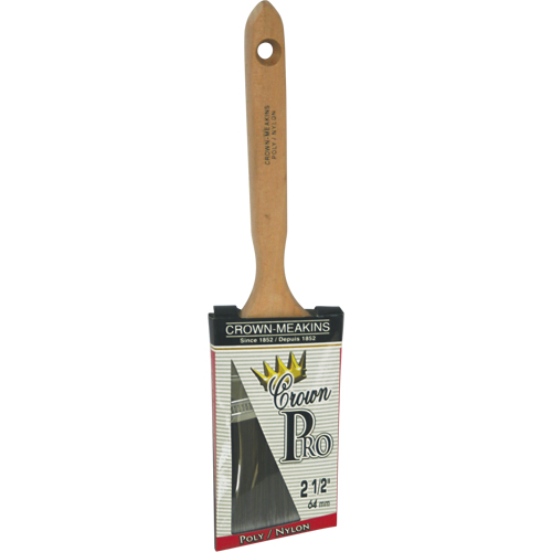 Angular Pro Paint Brush, Poly/Nylon, Wood Handle, 2-1/2" Width Action Paper