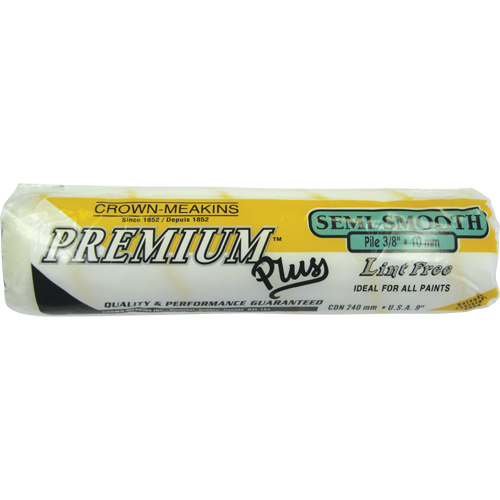 Professional Lint-Free Paint Roller Cover, 10 mm (3/8") Nap, 240 mm (9-1/2") L Action Paper