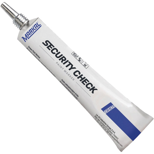Marqueur de peinture de contr&ocirc;le de s&eacute;curit&eacute;, 1,7 oz, Tube, Bleu Action Paper