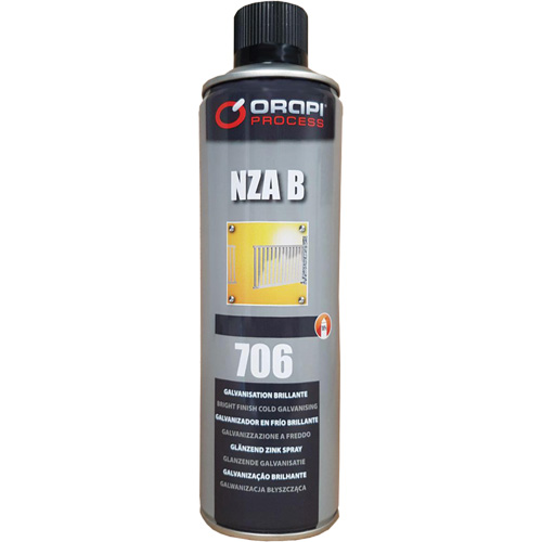 Cold Galvanizing Paint, Aerosol Can Action Paper