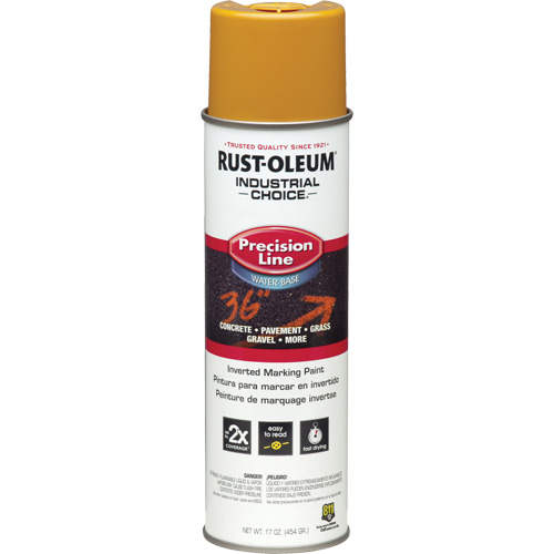 M1800 Water-Based Precision Line Marking Paint, 17 oz., Aerosol Can Action Paper
