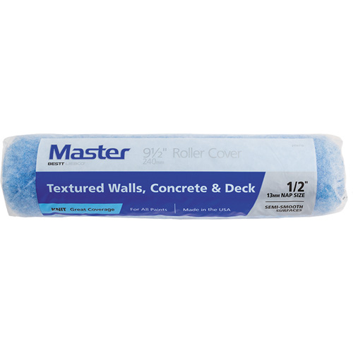Master Knit Roller Cover, 13 mm (1/2") Nap, 240 mm (9-1/2") L Action Paper