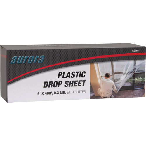 Drop sheet, 400' L x 9' W, Plastic Action Paper
