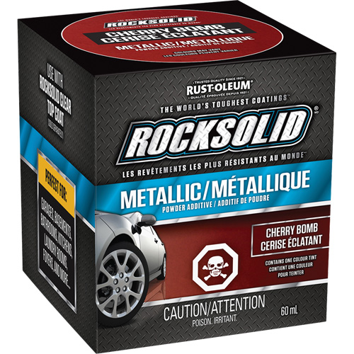 Additifs de poudre m&eacute;tallique RockSolid, 60 ml, Bouteille, Cerise &eacute;clatant Action Paper
