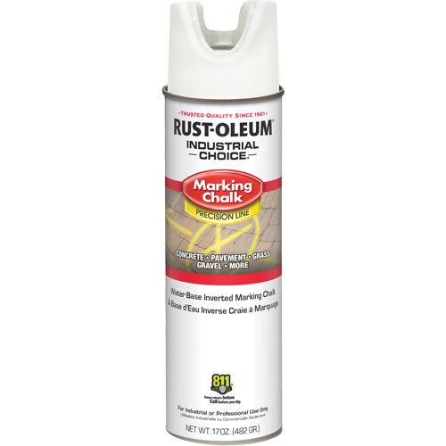 MC1800 System Precision Line Inverted Marking Chalk, Aerosol Can Action Paper