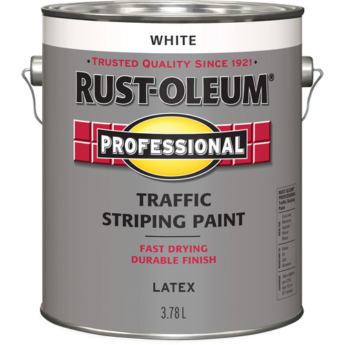 Peinture pour traçage de lignes de circulation, Blanc, 3,78 L, Cruche Action Paper
