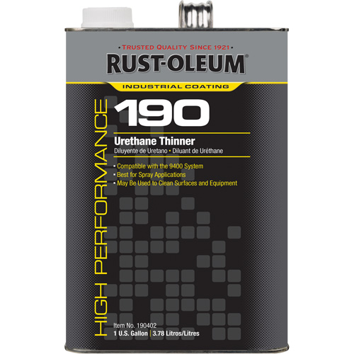 190 Urethane Thinner, Gallon, 1 gal. Action Paper