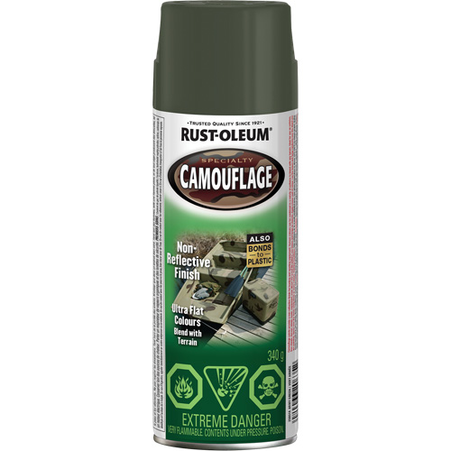 Peinture de camouflage Sp&eacute;cialit&eacute;, Canette a&eacute;rosol, Vert arm&eacute;e Action Paper