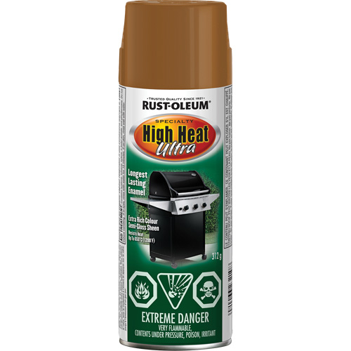 Specialty High Heat Ultra Enamel Spray Paint, Aerosol Can, Aged Copper Action Paper