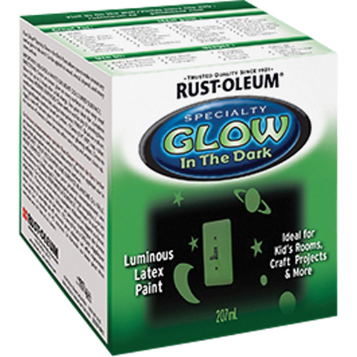 Specialty Glow-in-the-Dark Paint, 207 ml, Kit, Clear Action Paper
