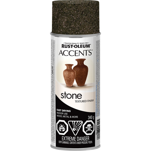 Accents&reg; Stone Creations Spray Paint, Aerosol Can, Granite Stone Action Paper