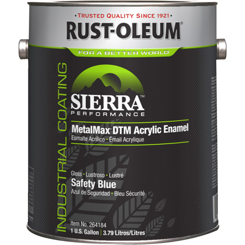 Sierra Performance MetalMax&reg; Plus DTM Acrylic Enamel, Gallon, Blue Action Paper