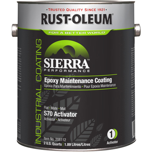 Sierra Performance S70/S71 Water-Based Epoxy Acrylic Primer Activator, Gallon, White Action Paper