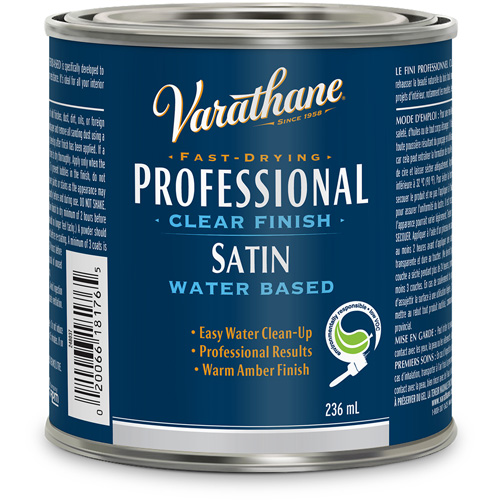 Varathane&reg; Professional Finish, 236 ml, Clear, Satin Action Paper
