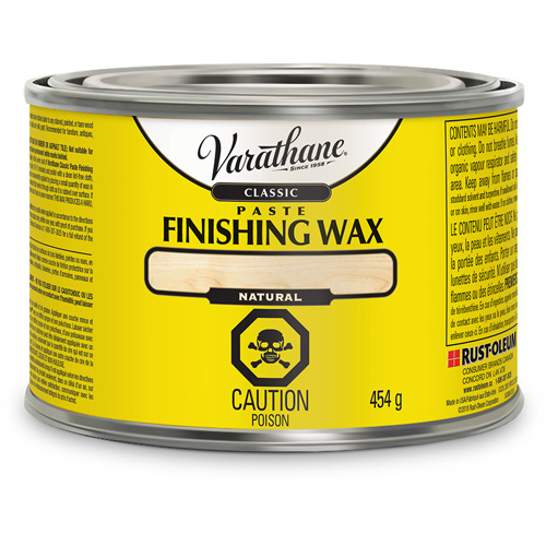 Varathane&reg; Classic Paste Finishing Wax, 450 g, Natural, Matte Action Paper