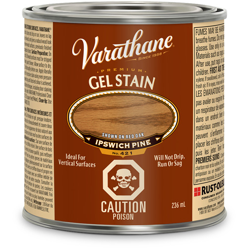 Teinture en gel de qualit&eacute; sup&eacute;rieure Varathane, 236 ml, Pin Ipswich Action Paper