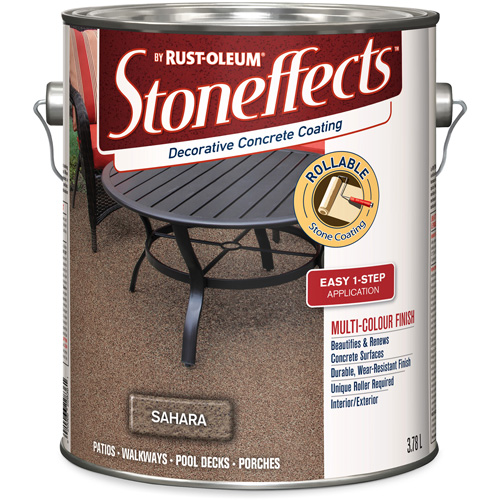 Rev&ecirc;tement de b&eacute;ton d&eacute;coratif Stoneffects, 3,78 L, Textur&eacute;, Beige Action Paper