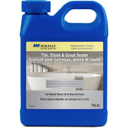 Scellant pour carreaux, pierres et coulis Miracle Sealants, Cruche Action Paper