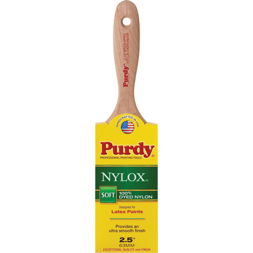 Pinceau Nylox Sprig, Nylon, Manche Bois, Largeur de 2-1/2" Action Paper