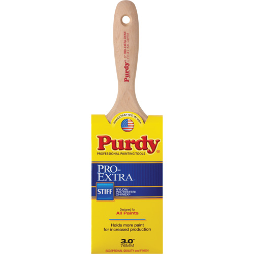 Pro-Extra Swan Paint Brush, Blended Material, Wood Handle, 3" Width Action Paper