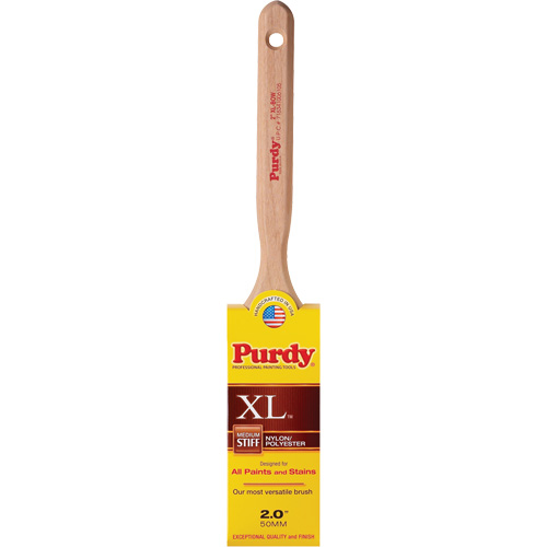 XL Bow Paint Brush, Poly/Nylon, Wood Handle, 2" Width Action Paper