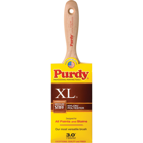 XL Pip Paint Brush, Poly/Nylon, Wood Handle, 3" Width Action Paper