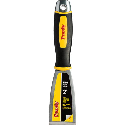 Premium Putty Knife, 2", Stainless Steel Blade Action Paper