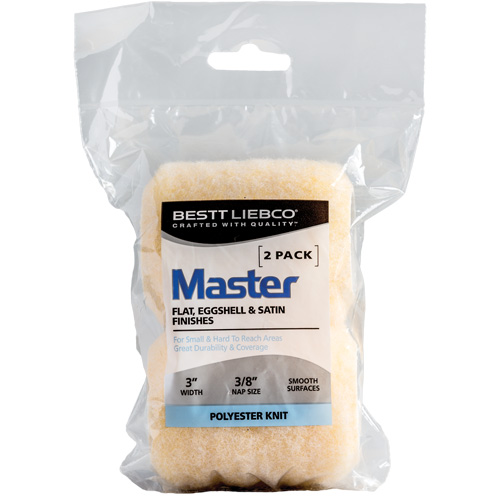 Master Trim and Traffic Roller Refill, 10 mm (3/8") Nap, 75 mm (3") L Action Paper