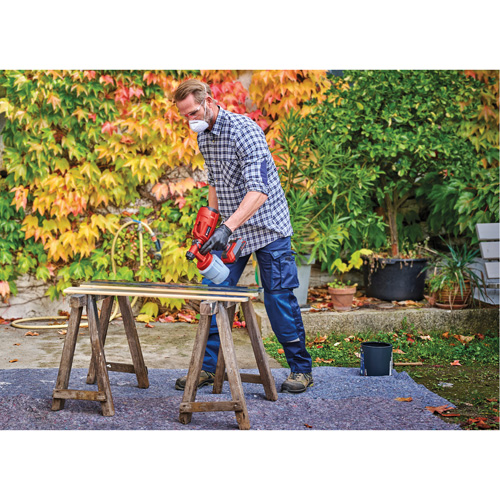 18V Cordless HVLP Handheld Paint Sprayer (Tool Only) Action Paper