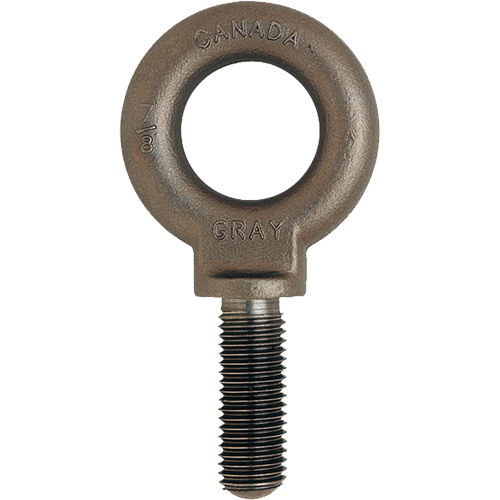 Eye Bolts, Uncoated Natural Finish, 2400lbs. (1.2 tons) Capacity Action Paper