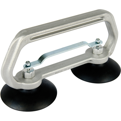 Appareils &agrave; ventouses - Ventouse double industrielle, 50 lb Capacit&eacute;, 4", Barre &agrave; tirer, 10" Longueur de la manche Action Paper
