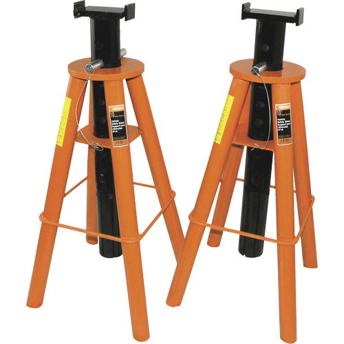 871A Ensemble de supports pour camions, Capacit&eacute; de 10 tonnes, 30-3/4" - 46-1/4" h Action Paper