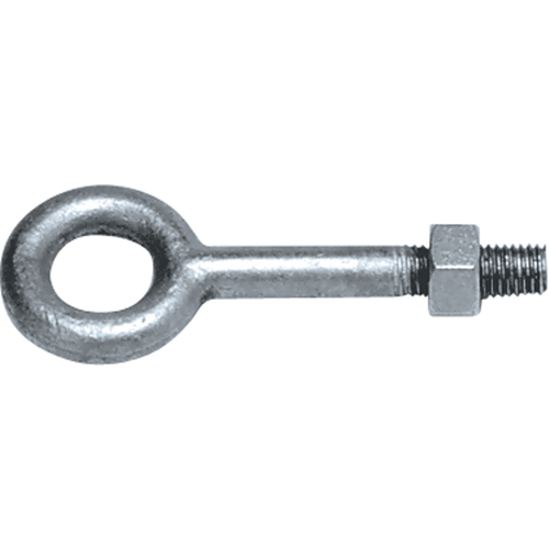 Eye Bolts, 5/8" Dia., 4" L, Galvanized, 3500 lbs. (1.75 tons) Capacity Action Paper