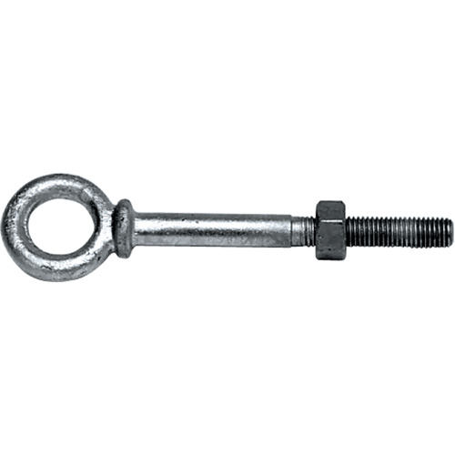 Eye Bolts, 3/8" Dia., 2-1/2" L, Galvanized, 1200 lbs. (0.6 tons) Capacity Action Paper