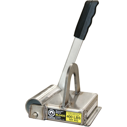 &eacute;lectro-aimants de levage de base, Capacit&eacute; de retenue 400 lb (0,2 tonne), 7-1/2" lo x 5-5/8" la x 5-1/2" h Action Paper