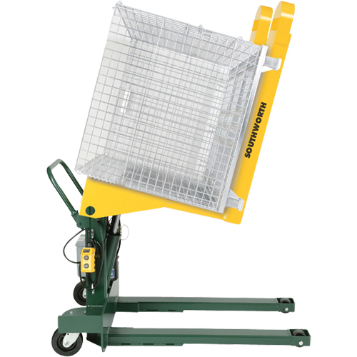 Basculeurs hydrauliques portable E-Z Reach, Bascule 85°, Capacit&eacute;e 2000 lb, 40" lo x 24-1/2" la Action Paper