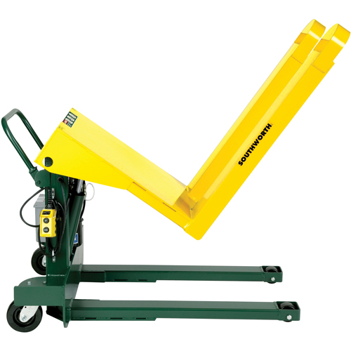 Basculeurs hydrauliques portable E-Z Reach, Bascule 85°, Capacit&eacute;e 4000 lb, 40" lo x 25-1/2" la Action Paper