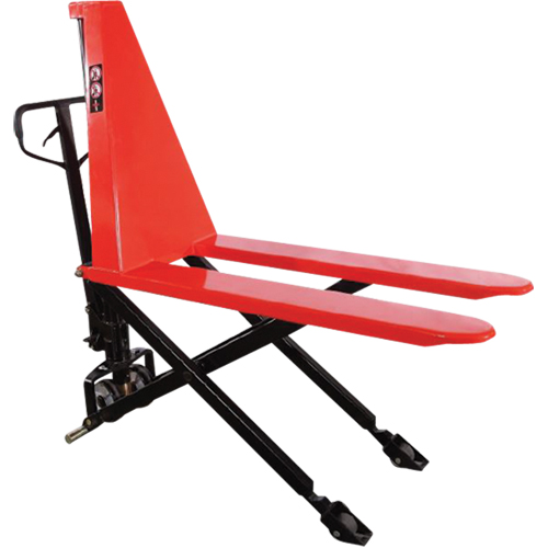 EMSL22N Manual Scissor Skid Lift, 46"L x 27"W, Steel, 2200 lbs. Capacity Action Paper