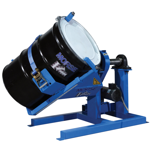 Drum Tumbler, 55 US gal. (45 Imperial Gal.) Capacity, Fixed Speed, 1 HP Action Paper