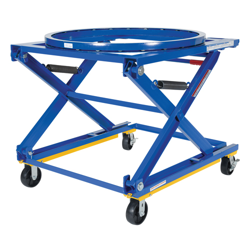 Adjustable Pallet Stand - Mobile, 42-1/2" L x 40" W, 1500 lbs. Cap. Action Paper