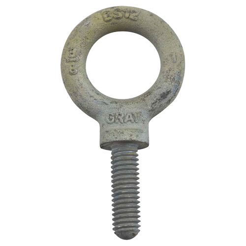 Eye Bolt, 2-13/16" Dia., 2" L, Galvanized, 7200 lbs. (3.6 tons) Capacity Action Paper