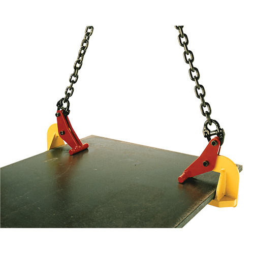 Topal Horizontal Lifting Plate Clamp TLH1 0-60, 2200 lbs. (1.1 tons) Limit, 0" - 2-3/8" Jaw Action Paper