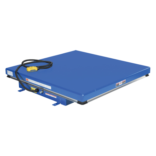 Hydraulic Scissor Lift Table, Steel, 72" L x 48" W, 3000 lbs. Cap. Action Paper