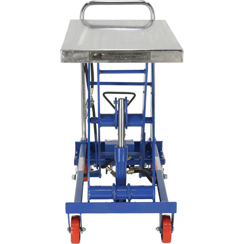 Pneumatic Hydraulic Scissor Lift Table, Steel, 32-1/2" L x 19-3/4" W, 1000 lbs. Cap. Action Paper