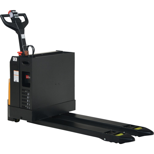 Fully Powered Electric Pallet Truck, 4500 lbs. Cap., 48" L x 30.25" W Action Paper