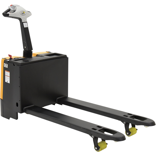 Fully Powered Electric Pallet Truck, 3300 lbs. Cap., 48" L x 28.25" W Action Paper